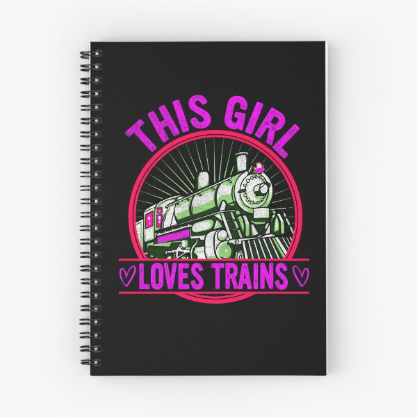 Item preview, This Girl Loves Trains, Steam Engine for a Lady, Woman, Girl  or Girlfriend who also loves Steam Trains designed and sold by TheTrainRoom.