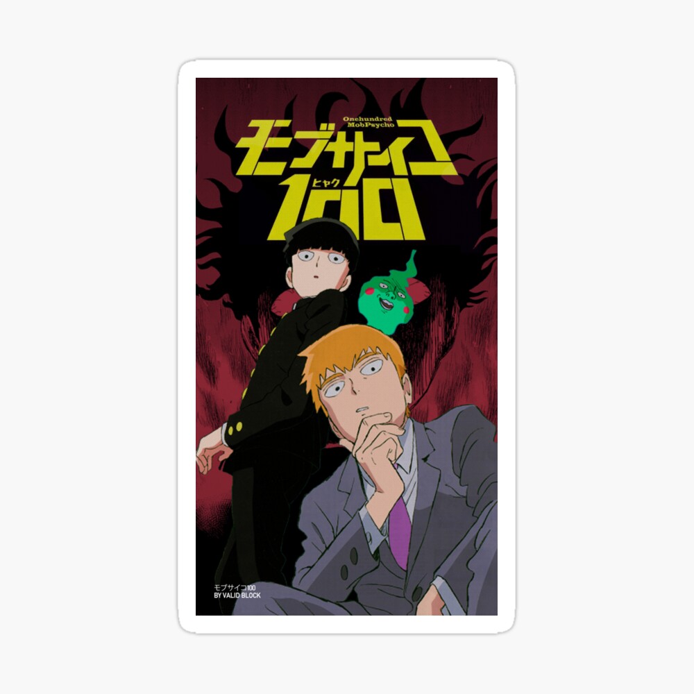 Mob Psycho 100 Funny Poster For Sale By Yangkay Redbubble