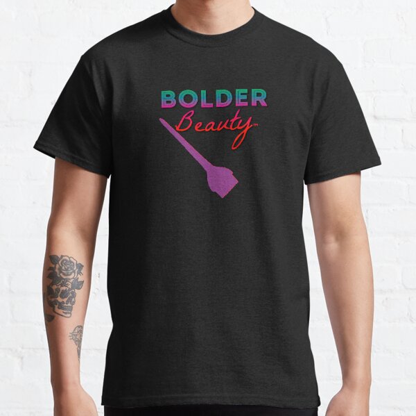 Bolder Beauty TM- Holi Magenta Brush On Black Classic T-Shirt