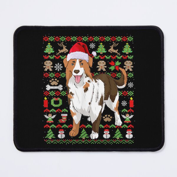 Item preview, Ugly Sweater Christmas Australian Shepherd Dog Santa Pajama designed and sold by tomekae.