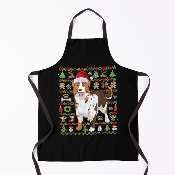 Item preview, Ugly Sweater Christmas Australian Shepherd Dog Santa Pajama designed and sold by tomekae.
