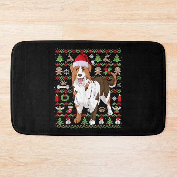 Item preview, Ugly Sweater Christmas Australian Shepherd Dog Santa Pajama  designed and sold by tomekae.