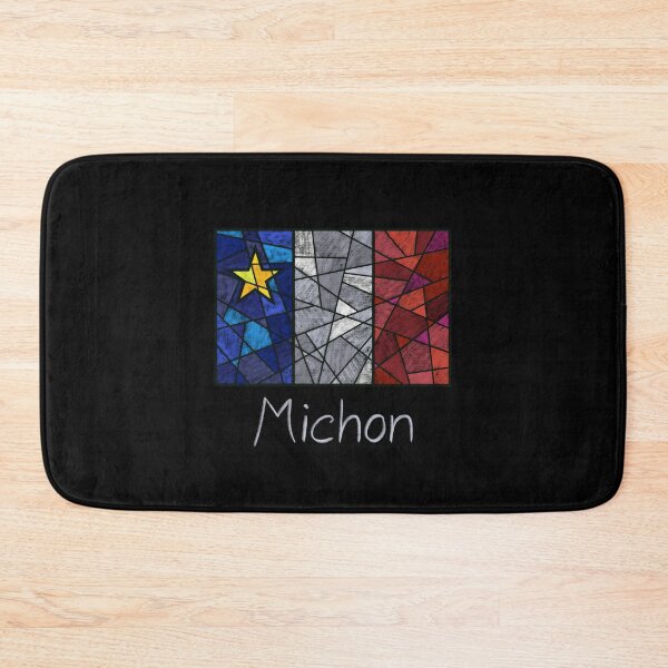Item preview, Acadian Flag pastel mosaic Michon - Drapeau acadien mosaïque pastel vitrail Michon designed and sold by ColoursOfFrance.