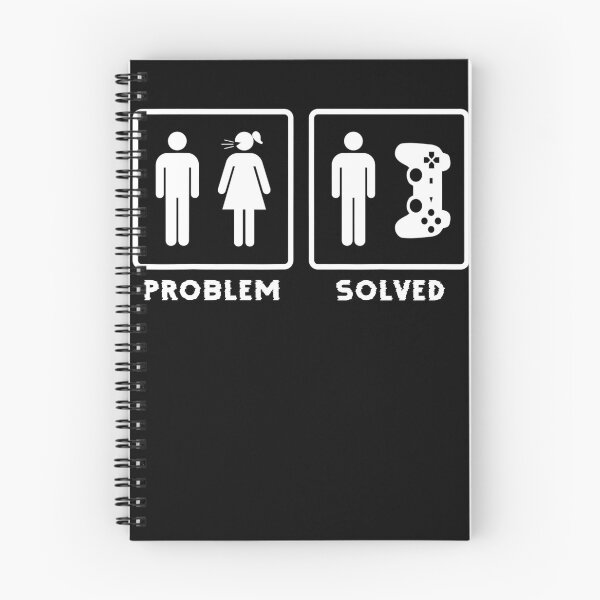 Item preview, Mens Problem Solved Gaming T-Shirt Funny Gamer Tee designed and sold by moonligh1996.