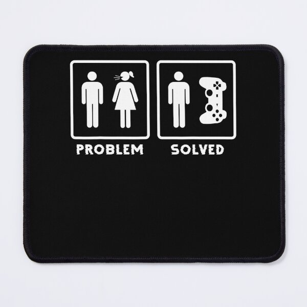 Item preview, Mens Problem Solved Gaming T-Shirt Funny Gamer Tee designed and sold by moonligh1996.