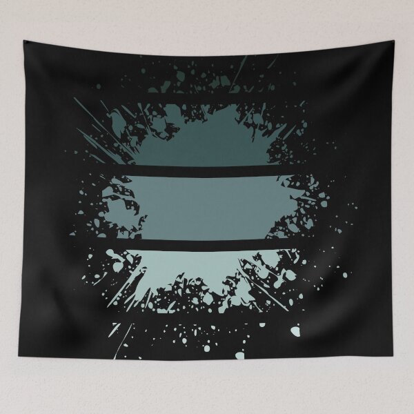 Item preview, Different Paint Splashes Stripes - S08 designed and sold by AlfabetDesign.