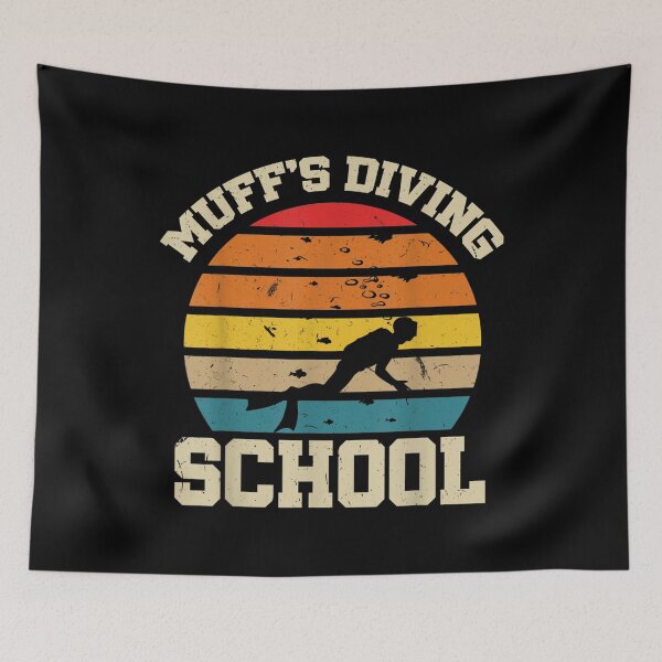 Item preview, Muffs Diving School Snorkeling Funny Scuba Diver Gifts  designed and sold by 77tara.