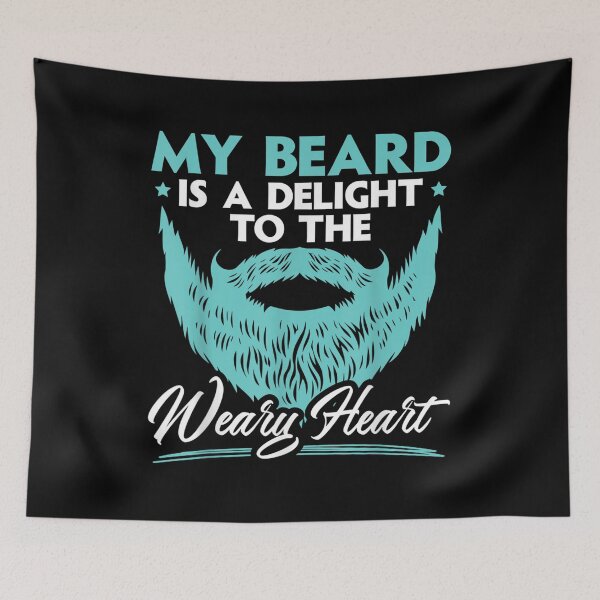 Item preview, Mens My Beard Is A Delight To A Weary Heart Funny Bearded Guy  designed and sold by 77tara.