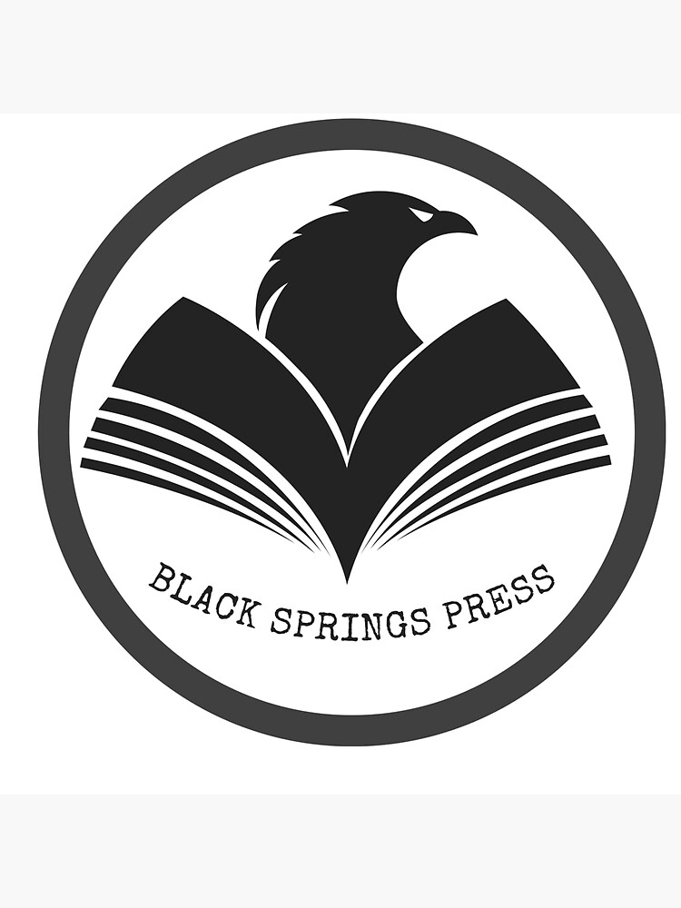 "Black Springs Press logo" Sticker by ZelmerWilson Redbubble