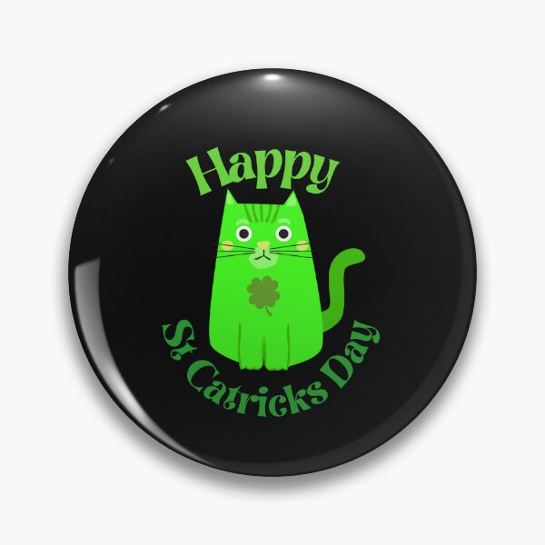 Item preview, Happy St Catrick's Day Cat Kitten  designed and sold by CraftyAnimal.