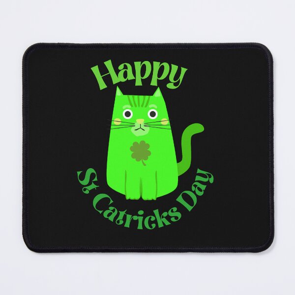 Item preview, Happy St Catrick's Day Cat Kitten  designed and sold by CraftyAnimal.