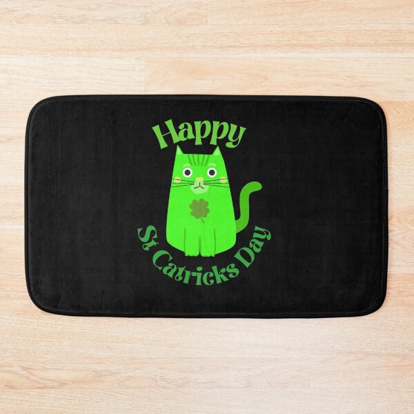 Item preview, Happy St Catrick's Day Cat Kitten  designed and sold by CraftyAnimal.