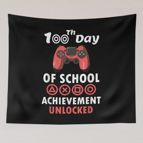 Item preview, Funny Video Game Teachers Quote 100 Days Of School Design  designed and sold by 77tara.