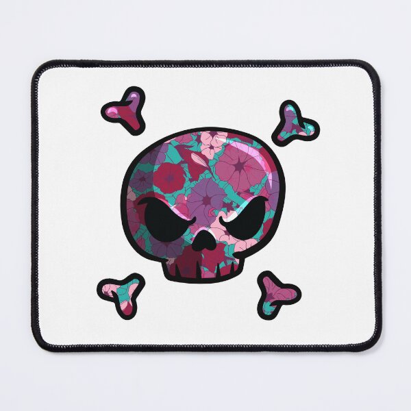 Item preview, Skull Filled Flowers Jolly Roger Style designed and sold by blackdogshop.