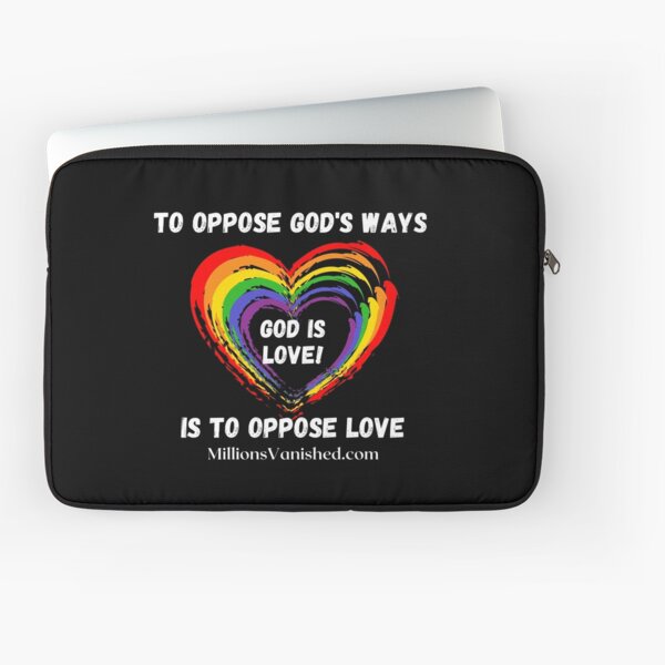 God Is Love - Christian Laptop Sleeve