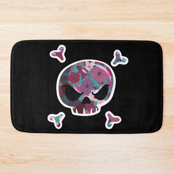 Item preview, Skull Filled Flowers Jolly Roger Style designed and sold by blackdogshop.