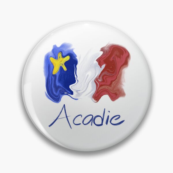 Item preview, Acadian Flag pastel liquid - Drapeau acadien liquide pastel designed and sold by ColoursOfFrance.