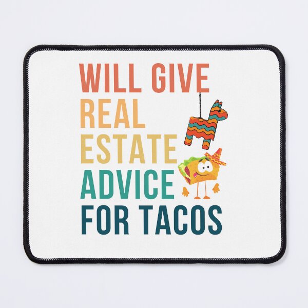 Item preview,  give advice for real estate tacos | just a girl who loves real estate advice for tacos | give advice for real estate tacos designed and sold by wear4gamers.