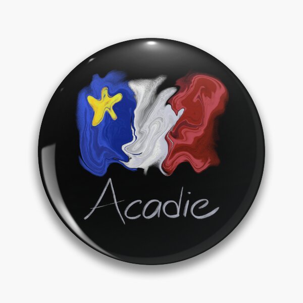 Item preview, Acadian Flag pastel liquid - Drapeau acadien liquide pastel designed and sold by ColoursOfFrance.
