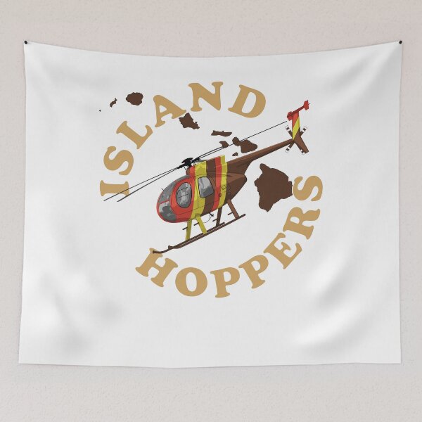 Item preview, Magnum PIs Island Hoppers Helicopter Charter Service Essential designed and sold by MaryKinder.