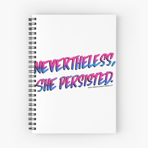 Item preview, Nevertheless, she persisted. pink designed and sold by Wawamarket.