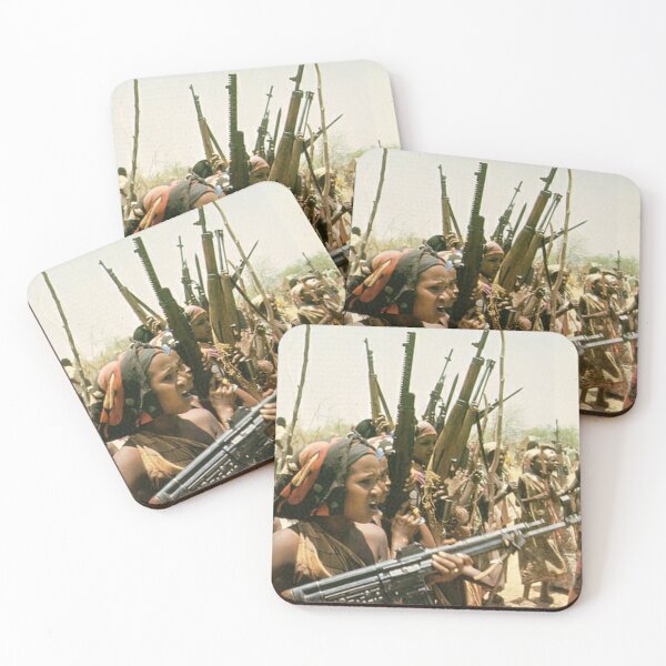 Item preview, Women members of Somalia’s paramilitary units 1977 designed and sold by VintageSomalia.