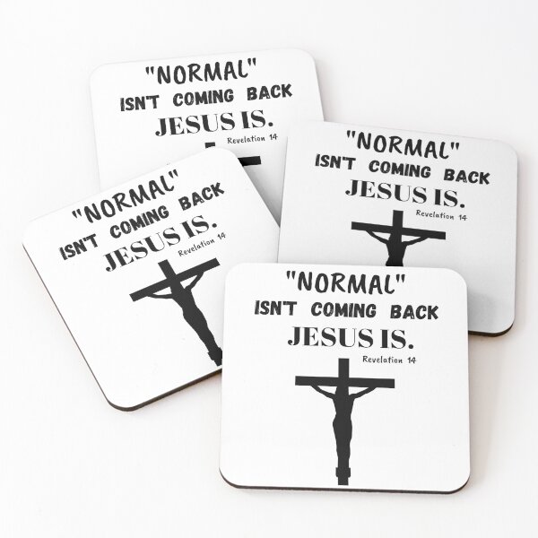 Item preview, Normal Isnt Coming Back Jesus Is  designed and sold by samfromsamuel ⭐⭐⭐⭐⭐.