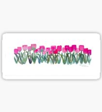 Pink Tulip Sticker