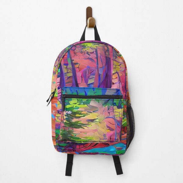 Item preview, Beautiful Abstract Colorful Forest Hiking Trails - Hike - Hiking designed and sold by CattlettArt.