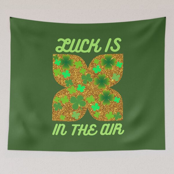 Item preview, Luck Is In The Air- Coolest Shamrock St Patricks Day designed and sold by BronikowskiART.