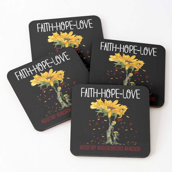 Item preview, Hereditary Hemochromatosis Awareness - Sunflower Faith Hope Love designed and sold by Hilten.
