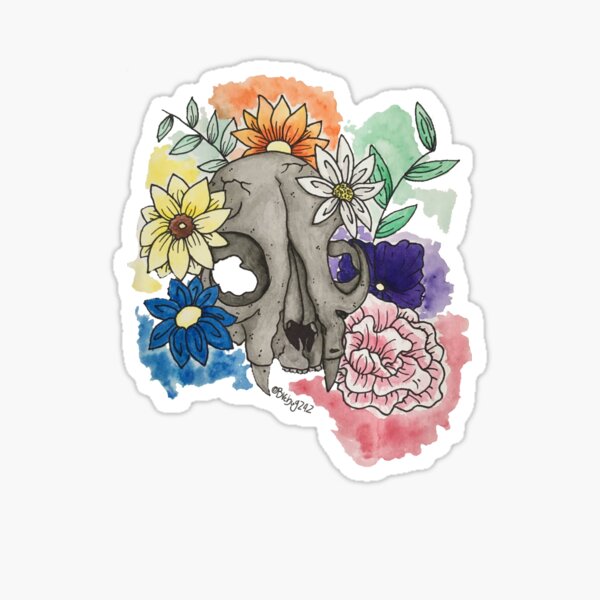 Animal Skull Sticker