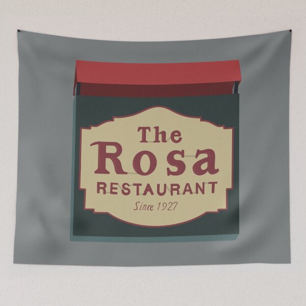 Item preview, The Rosa Restaurant Sign designed and sold by PlumAdorable.
