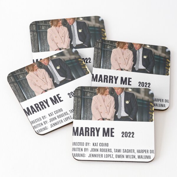 Item preview, Marry Me Movie 2022 - Jlo & Owen Wilson Classic designed and sold by MaryKinder.