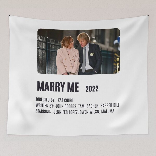 Item preview, Marry Me Movie 2022 - Jlo & Owen Wilson Classic designed and sold by MaryKinder.