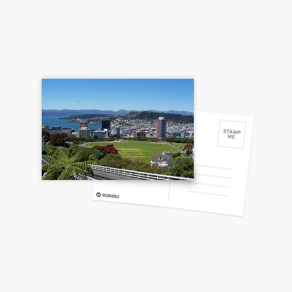 Aperçu de l'œuvre Haut du téléphérique Wellington NZ créée et vendue par Christine Wilson.