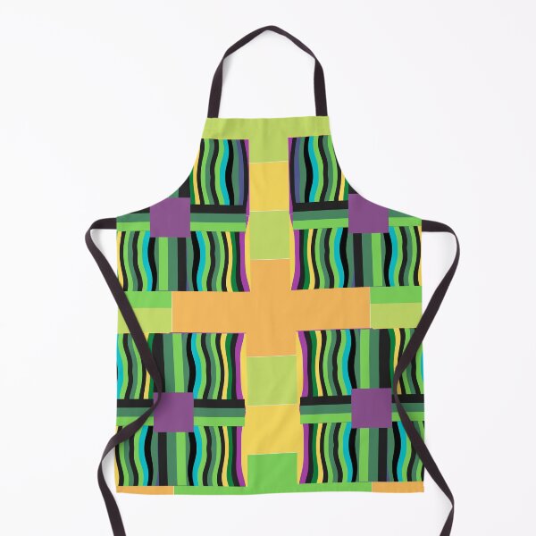 Item preview, Abstract pattern in orange, green, purple and yellow designed and sold by Mary Egan.