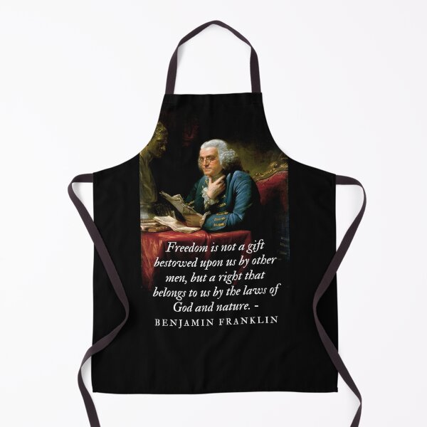Item preview, Benjamin Franklin Freedom is Not a Gift designed and sold by NerdGrrl.