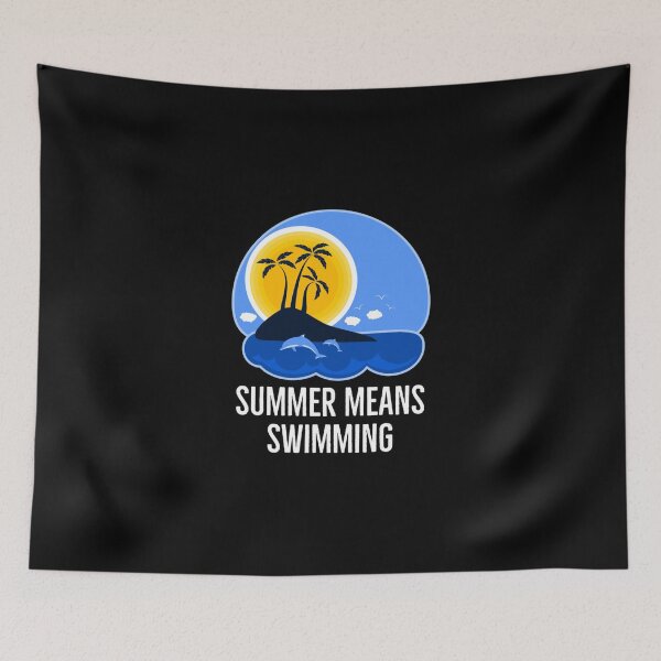 Item preview, Summer Means Swimming Essential T-Shirt designed and sold by alishaston.