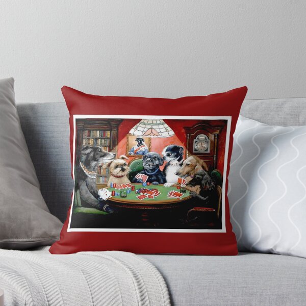 Item preview, DOGS PLAYING POKER : Vintage Poker Club Abstract Print designed and sold by posterbobs.