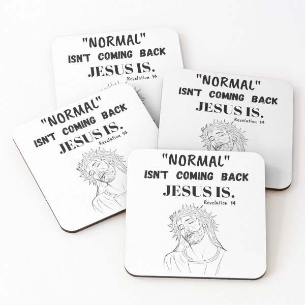 Item preview, Normal Isnt Coming Back Jesus Is  designed and sold by samfromsamuel ⭐⭐⭐⭐⭐.