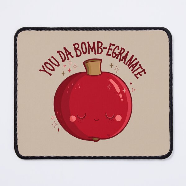 Item preview, “You Da Bomb-egranate” Pomegranate  designed and sold by Cyndi Carlson Draws.