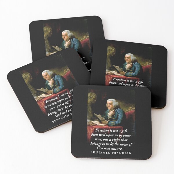 Item preview, Benjamin Franklin Freedom is Not a Gift designed and sold by NerdGrrl.