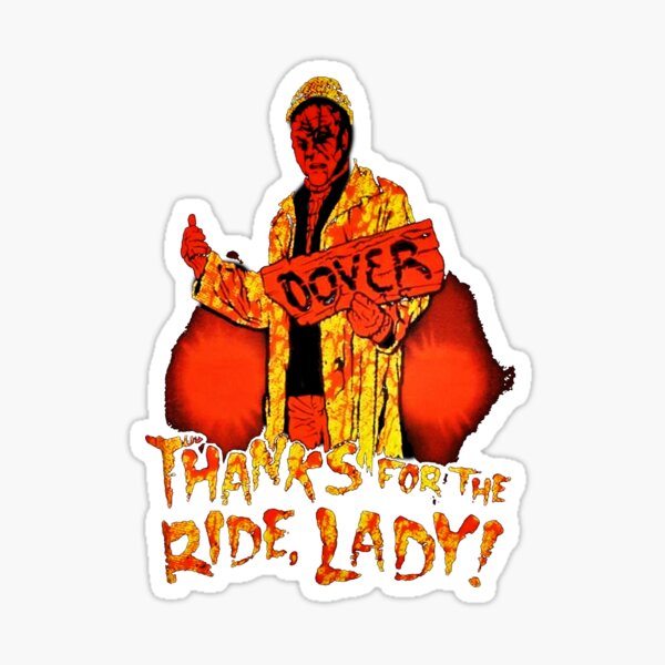 "thanks for the ride lady" Sticker by JTK667 Redbubble