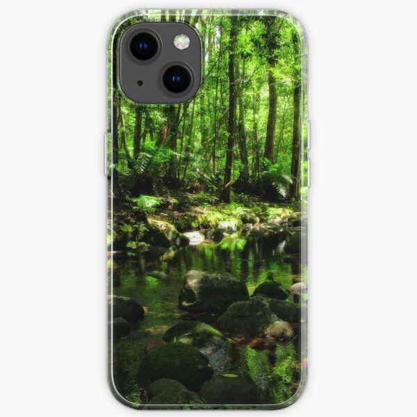 Green Serenity iPhone Soft Case