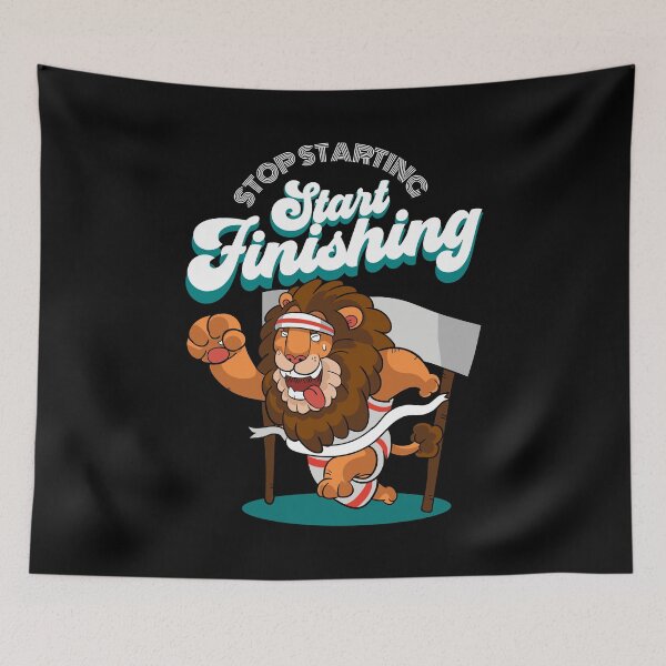 Item preview, Stop starting, start finishing designed and sold by DAFIN.