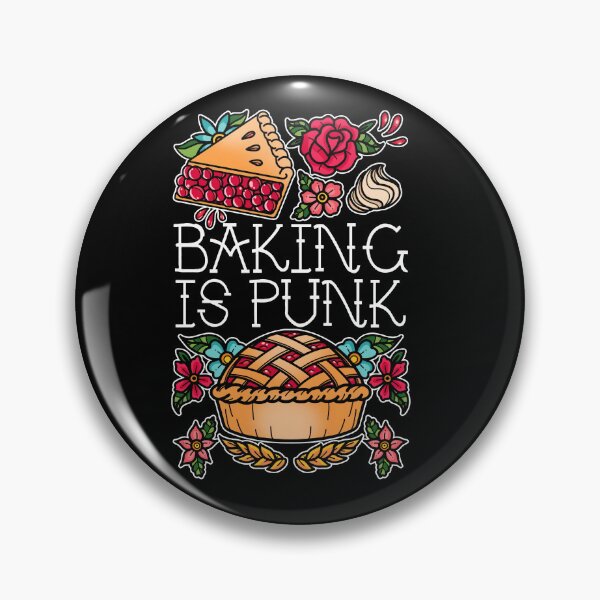 Item preview, Baking Is Punk designed and sold by seliemc.