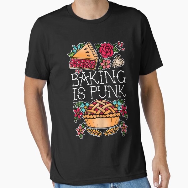 Vista previa del artículo con la obra «Hornear es punk», diseñado y vendido por seliemc.