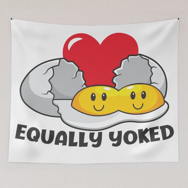 Item preview, Equally Yoked - Relationship Quotes designed and sold by BcreativeTT.