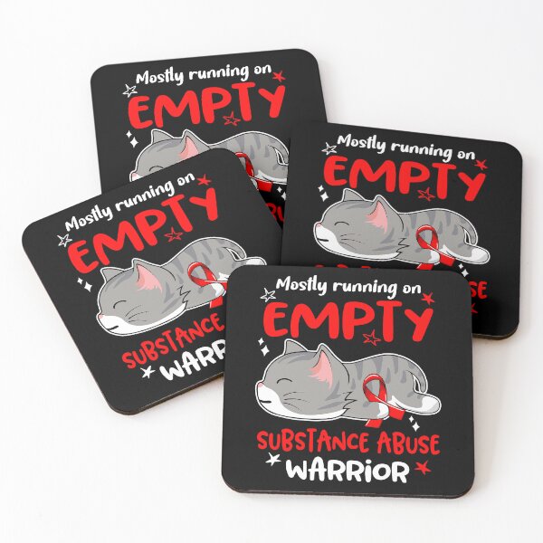 Item preview, Substance Abuse Awareness, Mostly Running on Substance Abuse Warrior designed and sold by Tammyilaria.